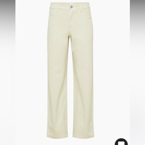 Aritzia TNA Groundwork Baggy Pants Size 0 Mid-Rise Barrel Leg Wide Fit - Picture 1 of 8